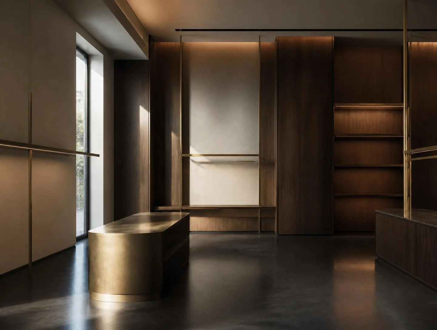 Interior retail dan display komersial hasil fit-out Livindo